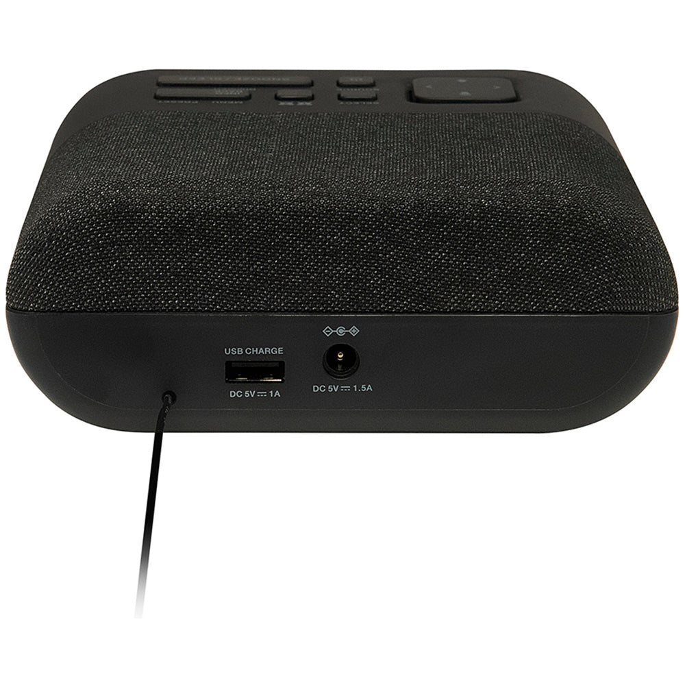 GVCR03BK Roma Alarm Clock Radio with DAB+/FM Radio│Sleep Mode│Black│