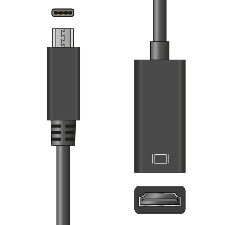 Adaptor Lead USB3.1 Type-C Plug to HDMI Socket Digital Adaptor