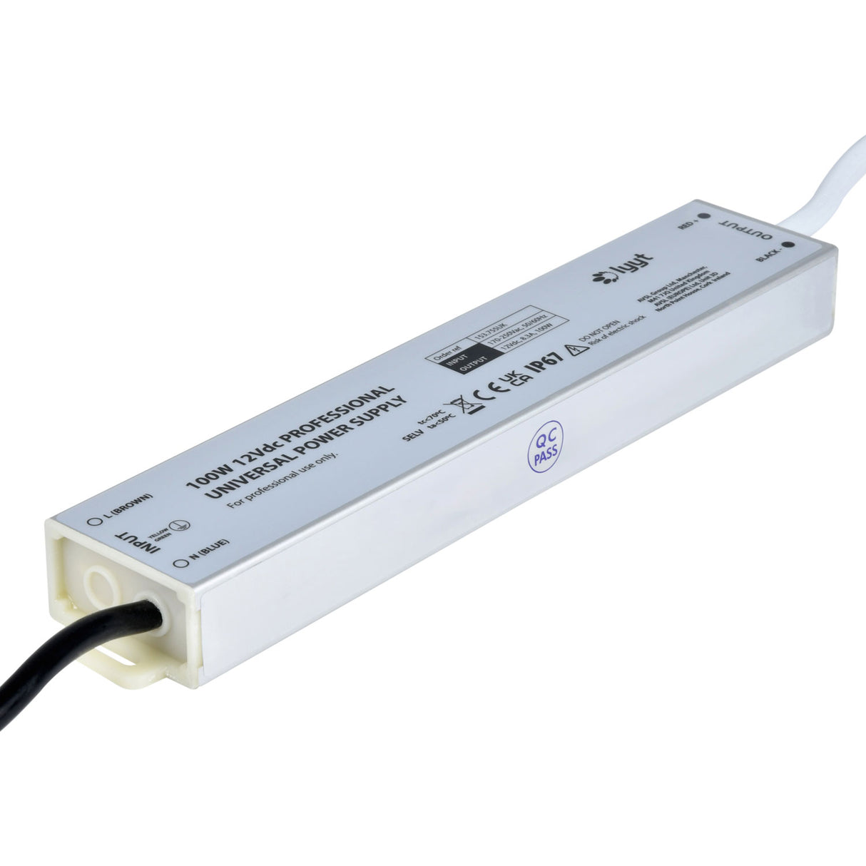 12Vdc Power Supply 12Vdc 8.3A 100W