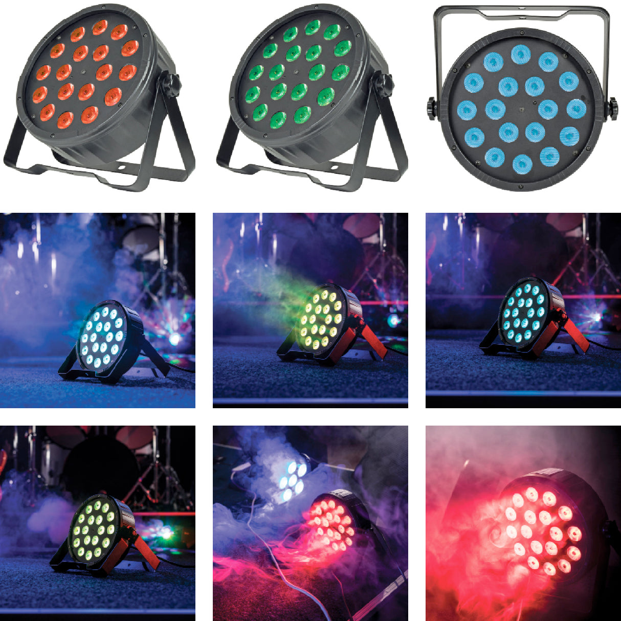 PAR-100: High Power 3-in-1 LED Plastic PAR Can