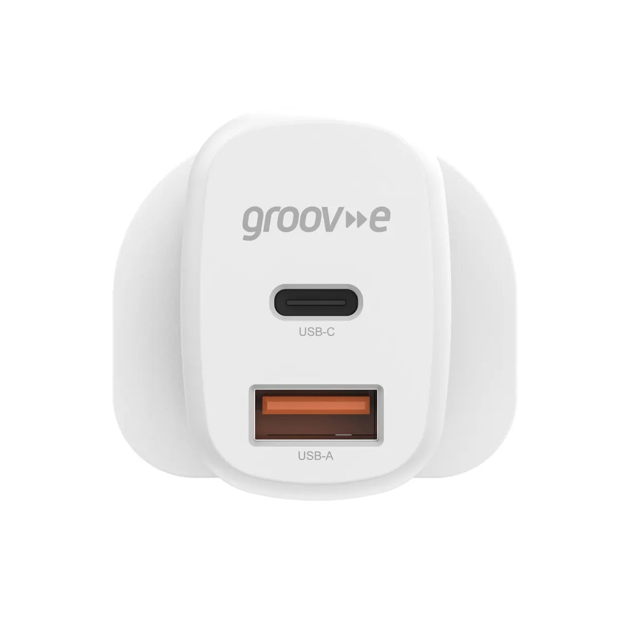 Groov-e 25W 1x USB-C and 1x USB-A Plug