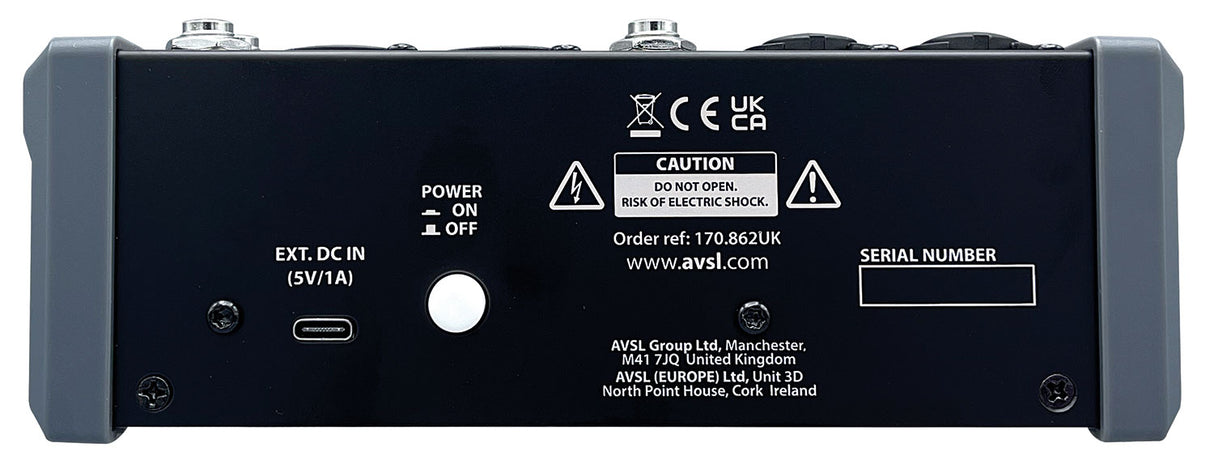 CMA-6 Compact Mixers with DSP, USB Play/Record/PC and Bluetooth