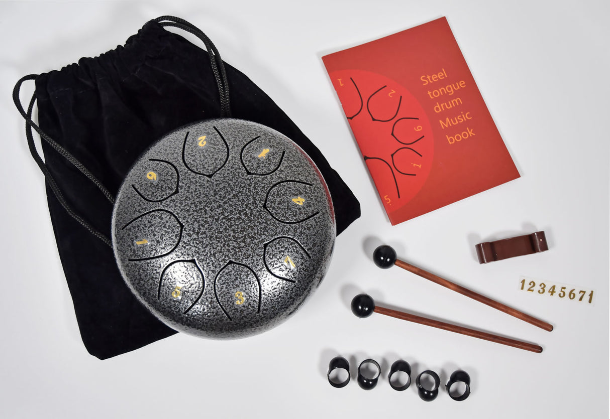 Steel Tongue Drums 6 inch 8-note