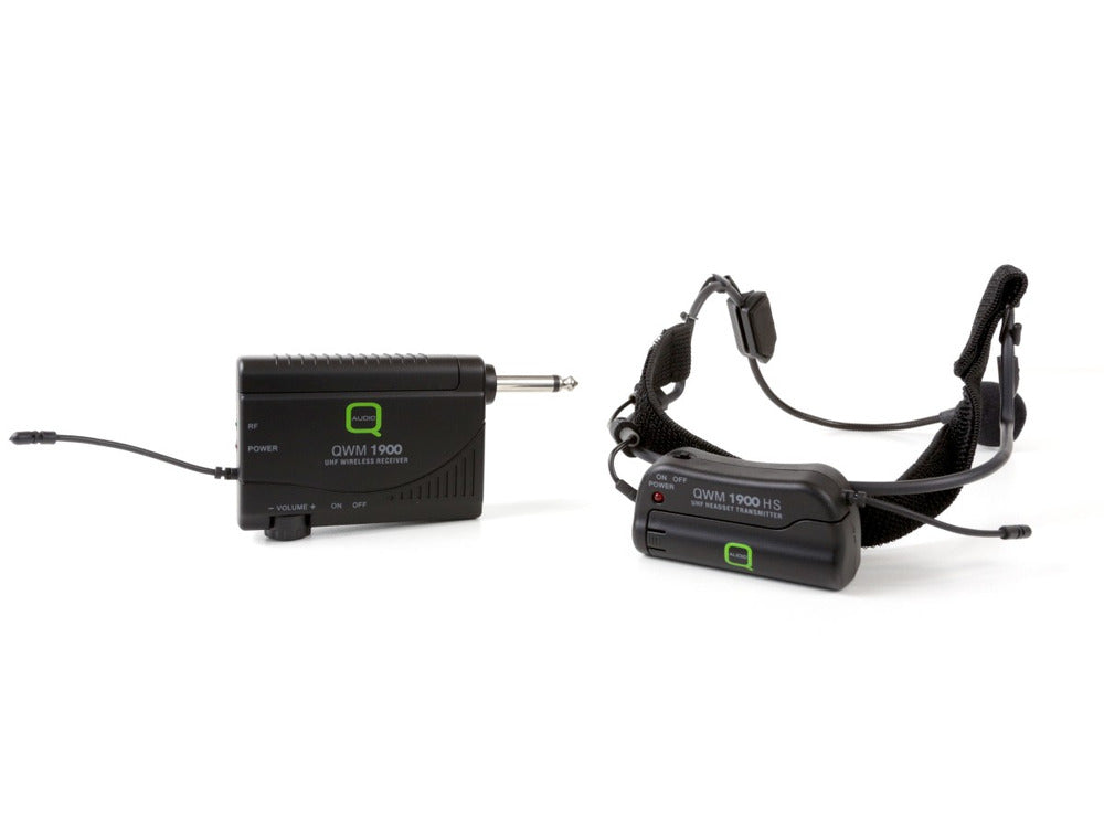 Q-Audio QWM 1900 HS Wireless UHF Microphone System