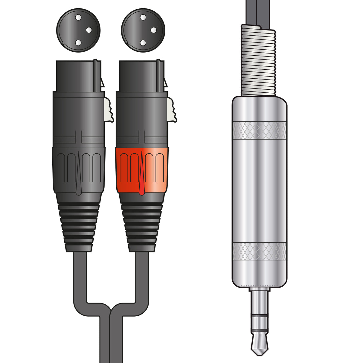 3.5mm to Stereo XLR