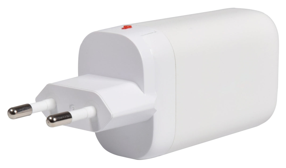 65W GaN USB A & 2xC UK/US/EU Charger