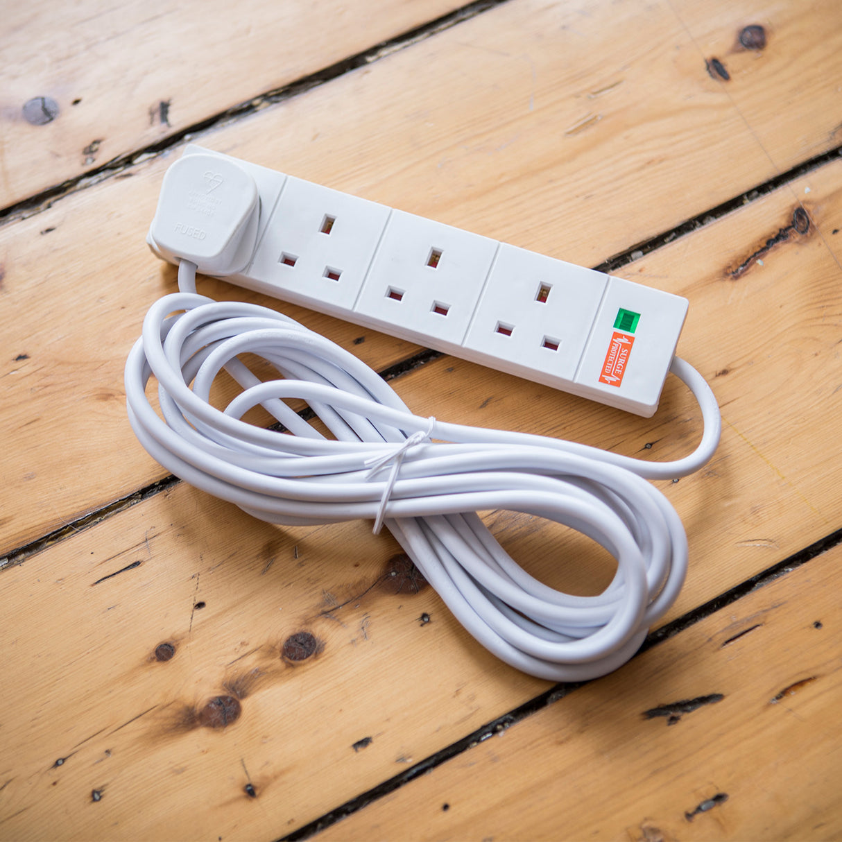 4 Gang Extension Leads with Surge Protection
