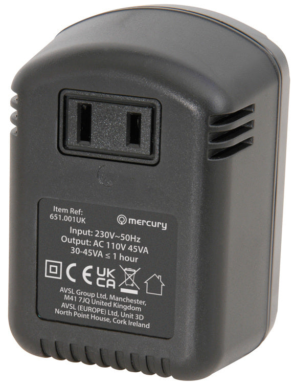 Step Down Voltage Convertor 220v -110v (Upto 45watts )
