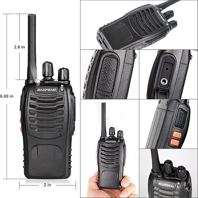 Walkie Talkies 2Pcs Two-Way Radios