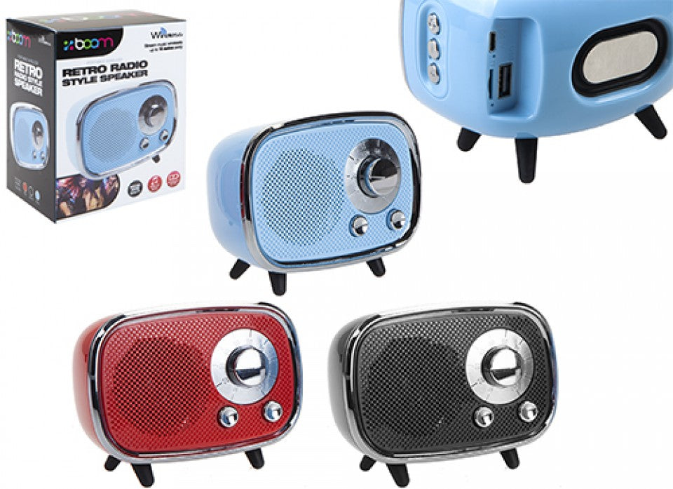Retro Radio Style Wireless Speaker