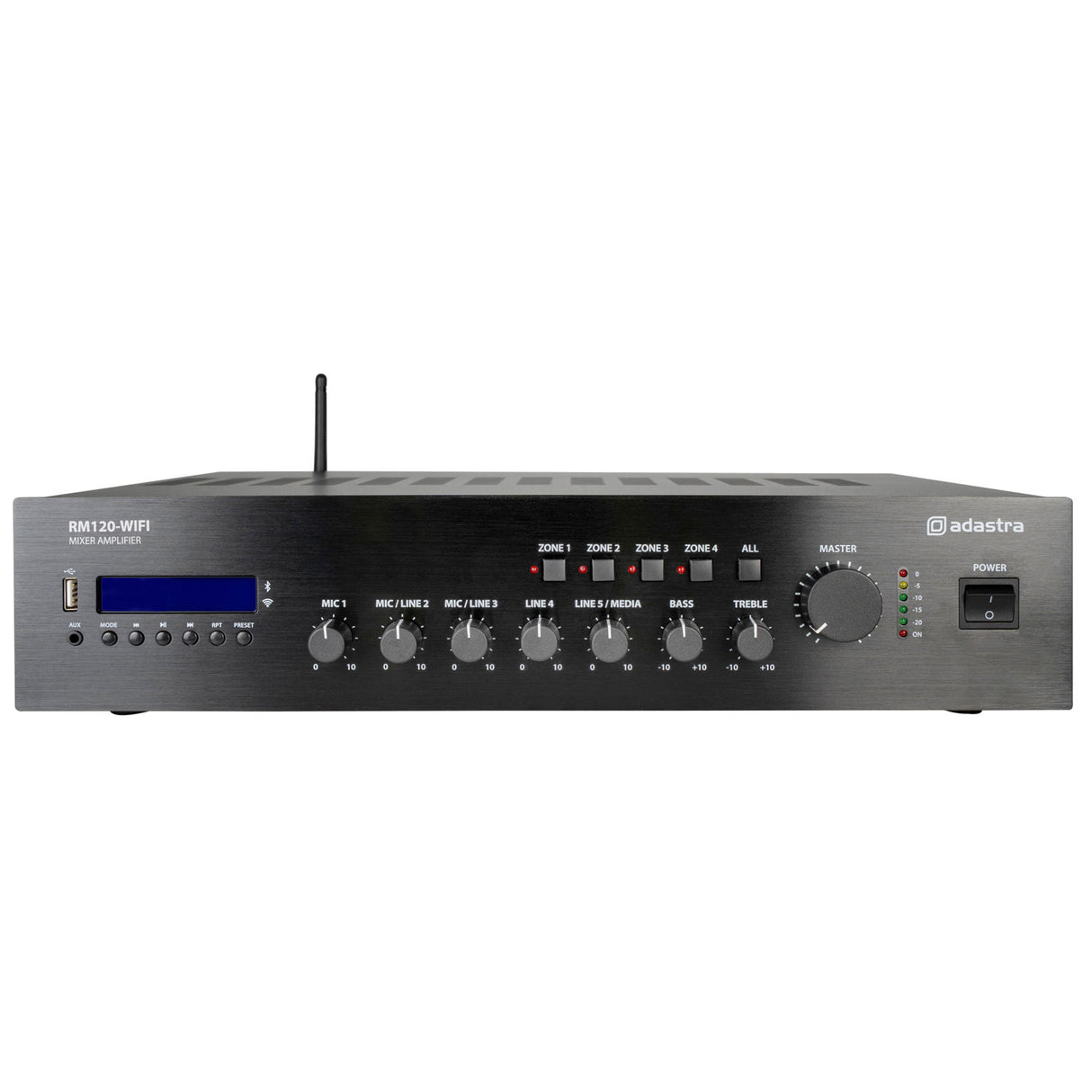 RM-series 100V Mixer-Amplifier with WiFi 120W
