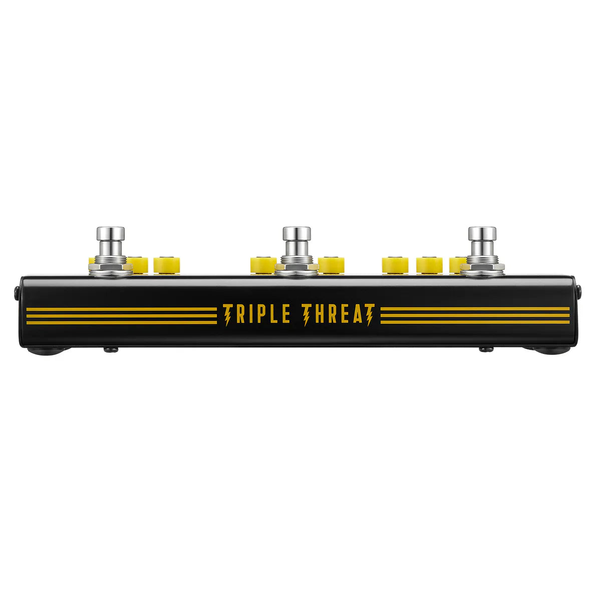 Donner X Third Man Hardware Multi-Effect Pedal, Triple Threat 3-in-1 Analog Guitar Pedal Distortion Phaser Echo Pedal with Adapter for Electric Guitar