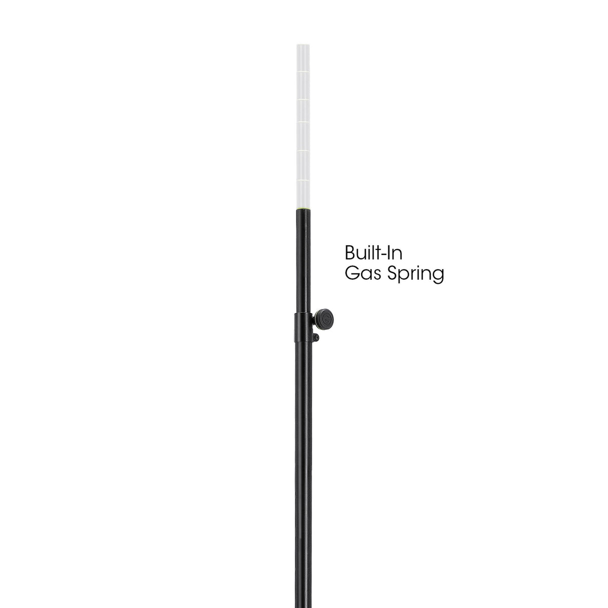 Gravity Adjustable gas spring speaker rod 35 mm to M20, 1790 mm
