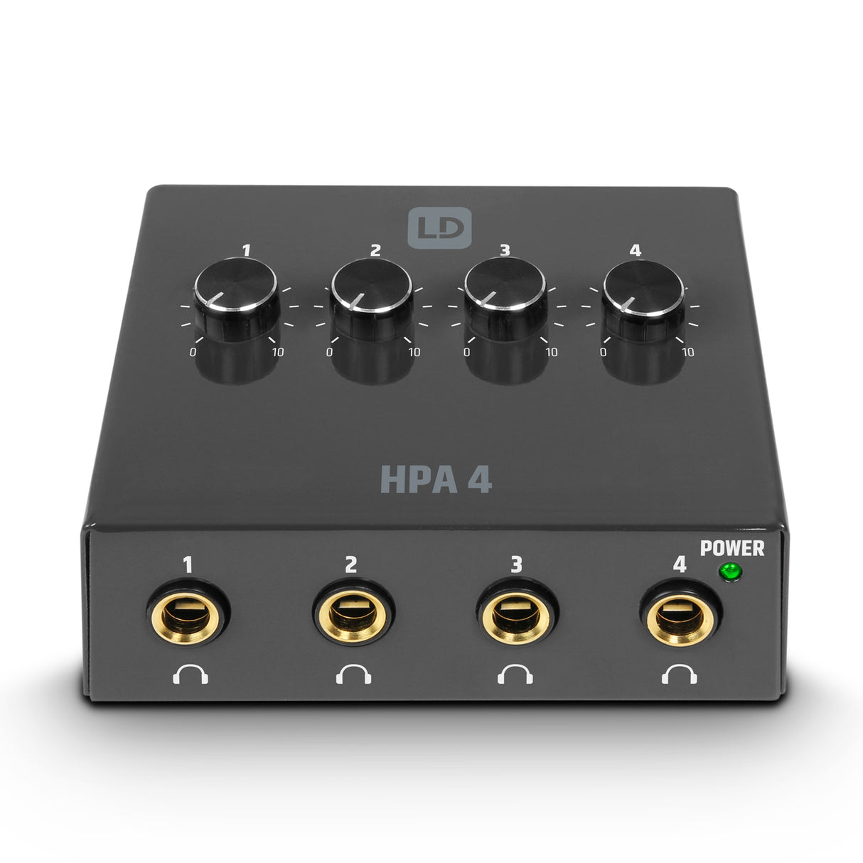 HPA 4 Headphone Amplifier 4 Channel Stereo 1/4" TRS Jack RCA Output