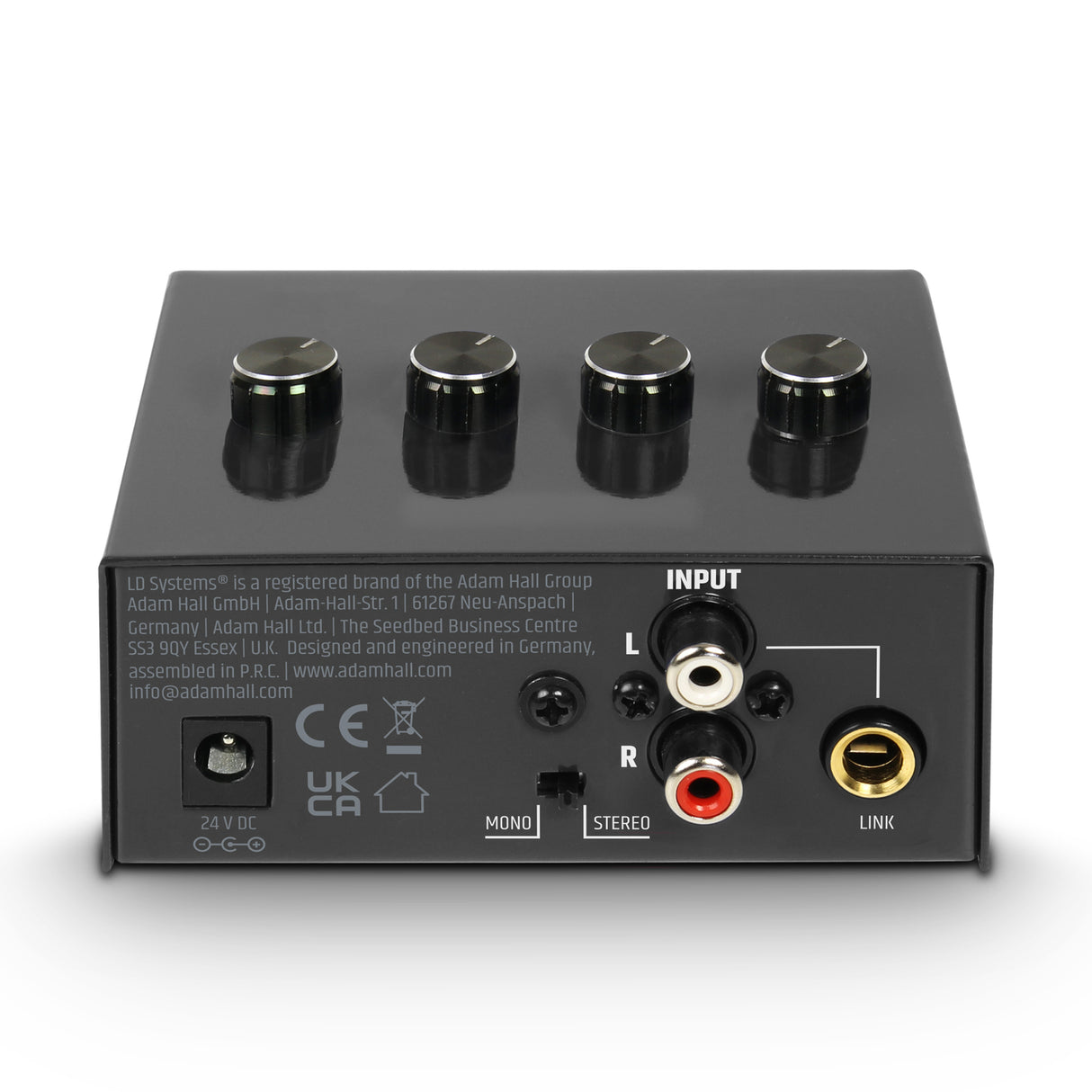 HPA 4 Headphone Amplifier 4 Channel Stereo 1/4" TRS Jack RCA Output