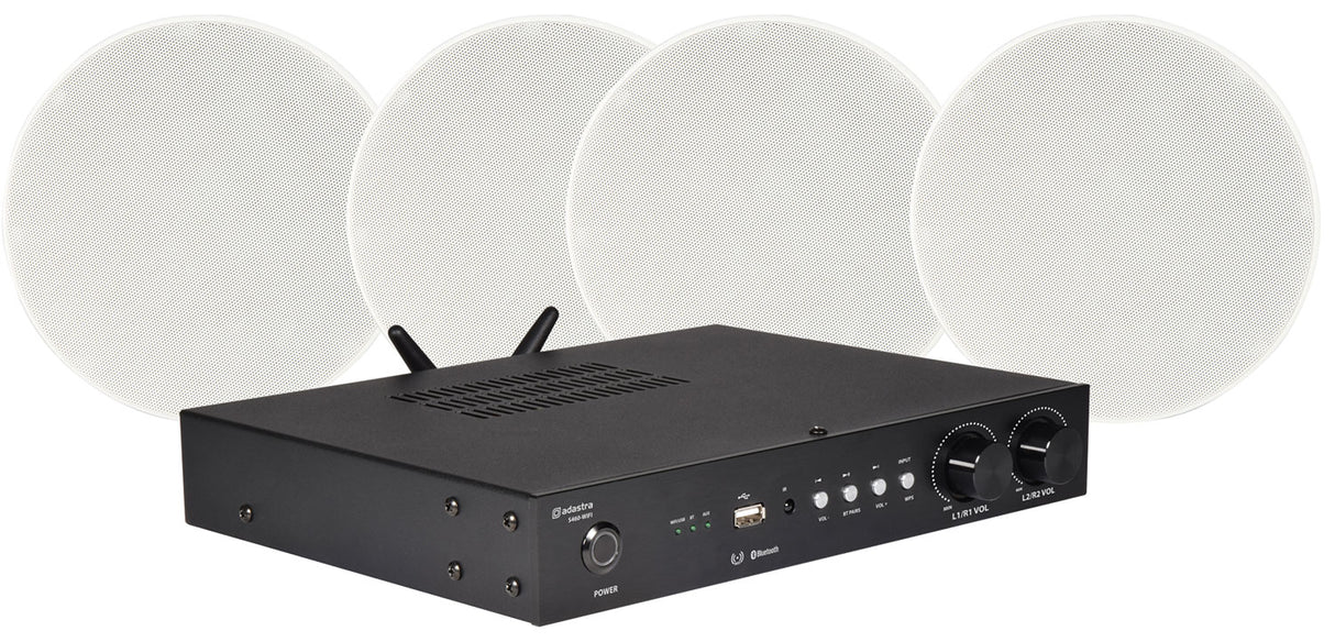 Smart Pack Multiroom, 1 WiFi amp, 2 zones