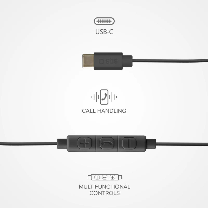 Studio Mix 65c - Wired semi-in-ear earphones with USB-C connector