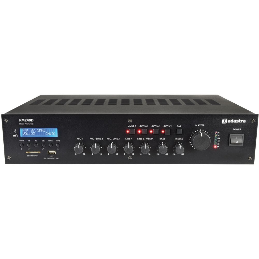 Adastra RM240D 100V Line Amp Mixer