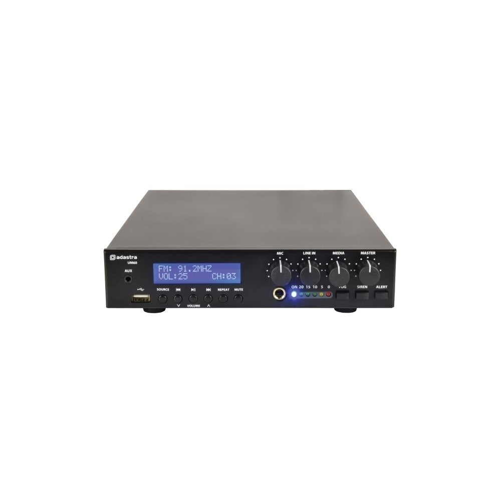 Adastra UM90 100v Ultra Compact Mixer-Amplifier
