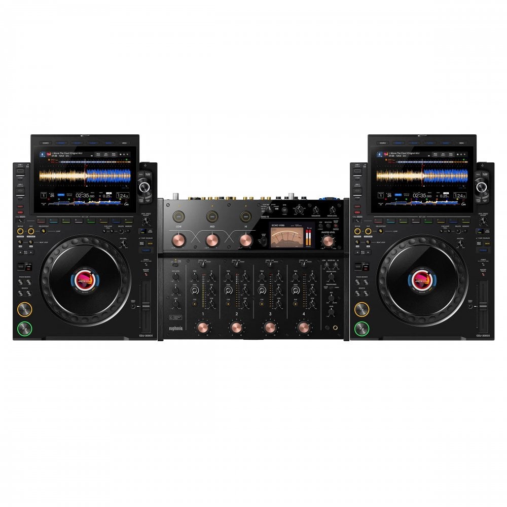 AlphaTheta 2 x CDJ-3000X + Euphonia Bundle