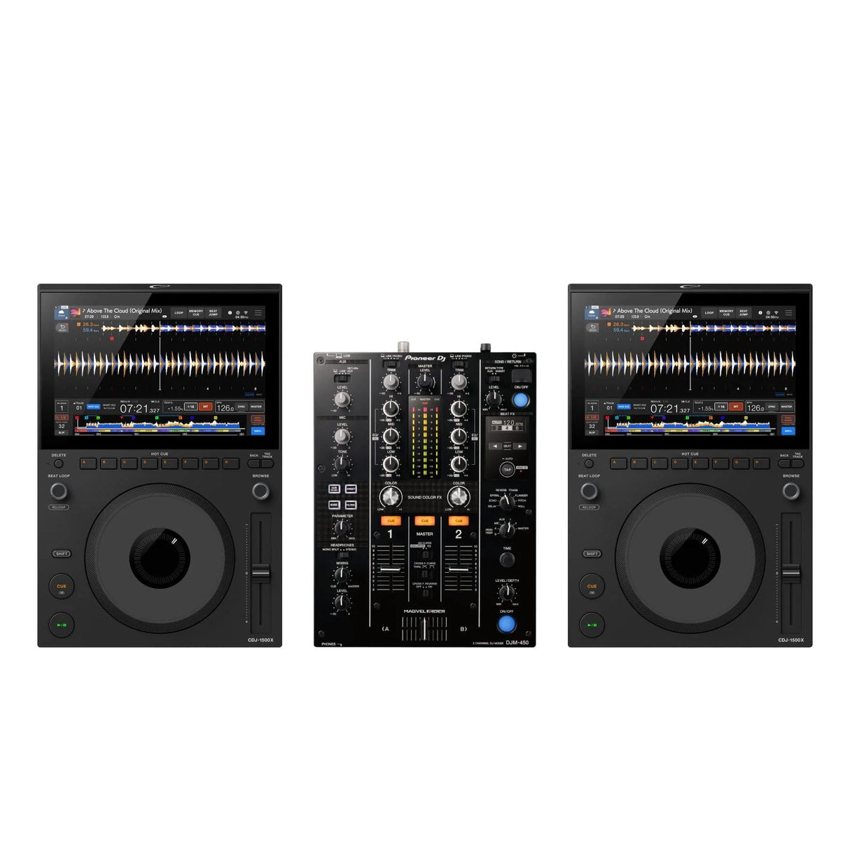 Alpha Theta CDJ-1500X & DJM-450 Package