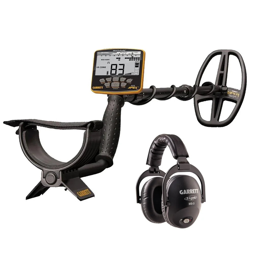 Garrett Ace Apex with Wireless Headphones