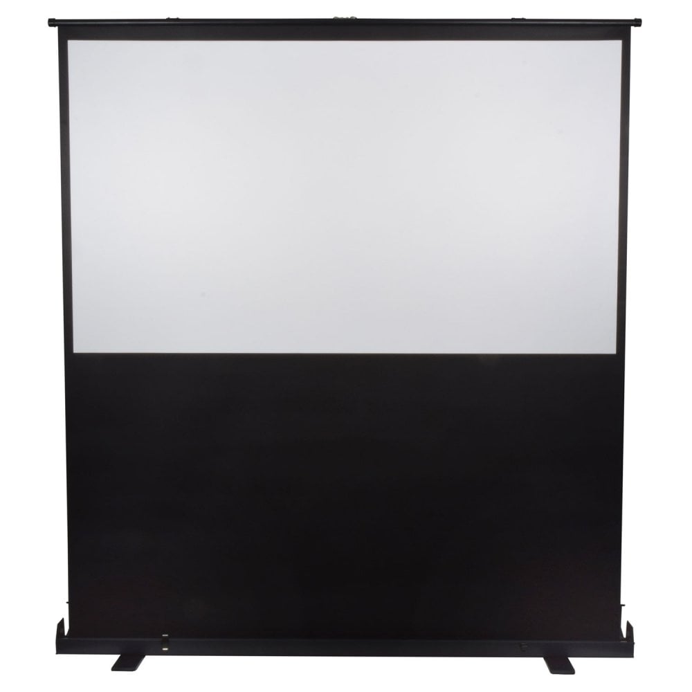 Portable Floor Standing Pull-up Projector Screen 80" 16:9
