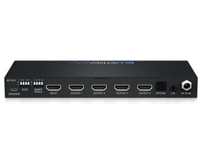 Blustream SP14CS HDMI Splitter, 4K, IN: 1x HDMI OUT: 4x HDMI / 1x Jack, HDCP, Downscaler