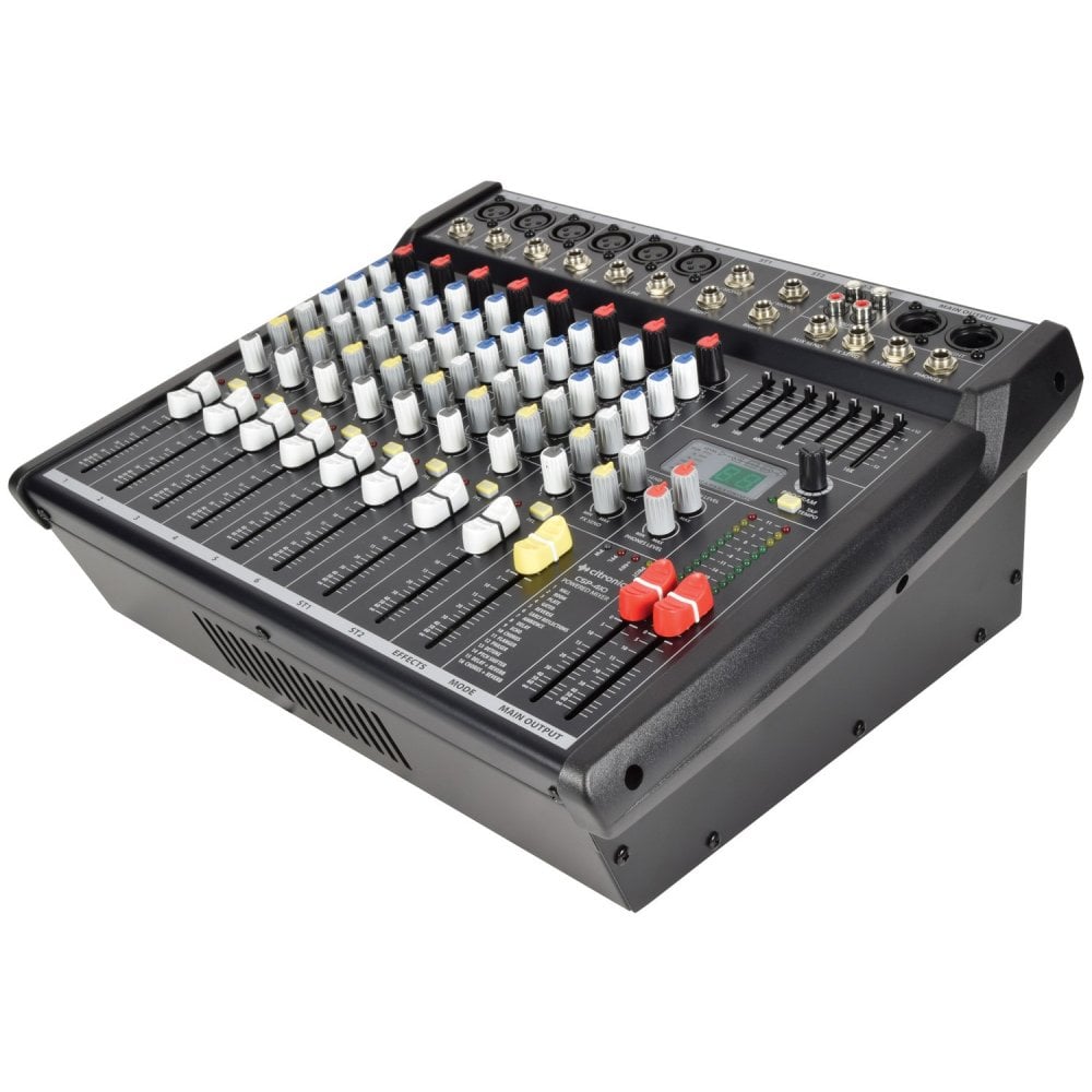 Csp-410 10 Input Powered mixer & LD System SAT62 Speakers