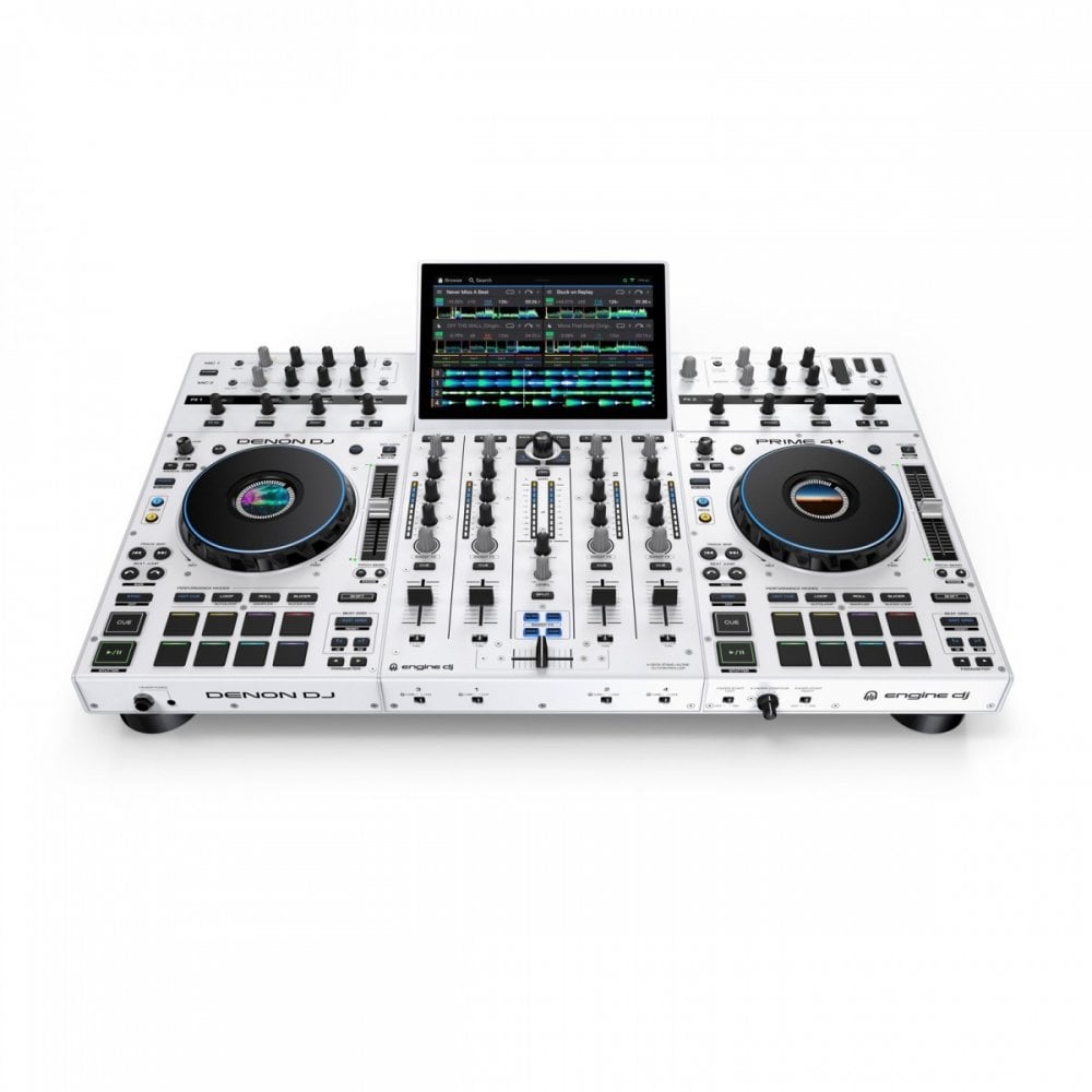 Prime 4+ White edition DJ Controller & Free Headphones