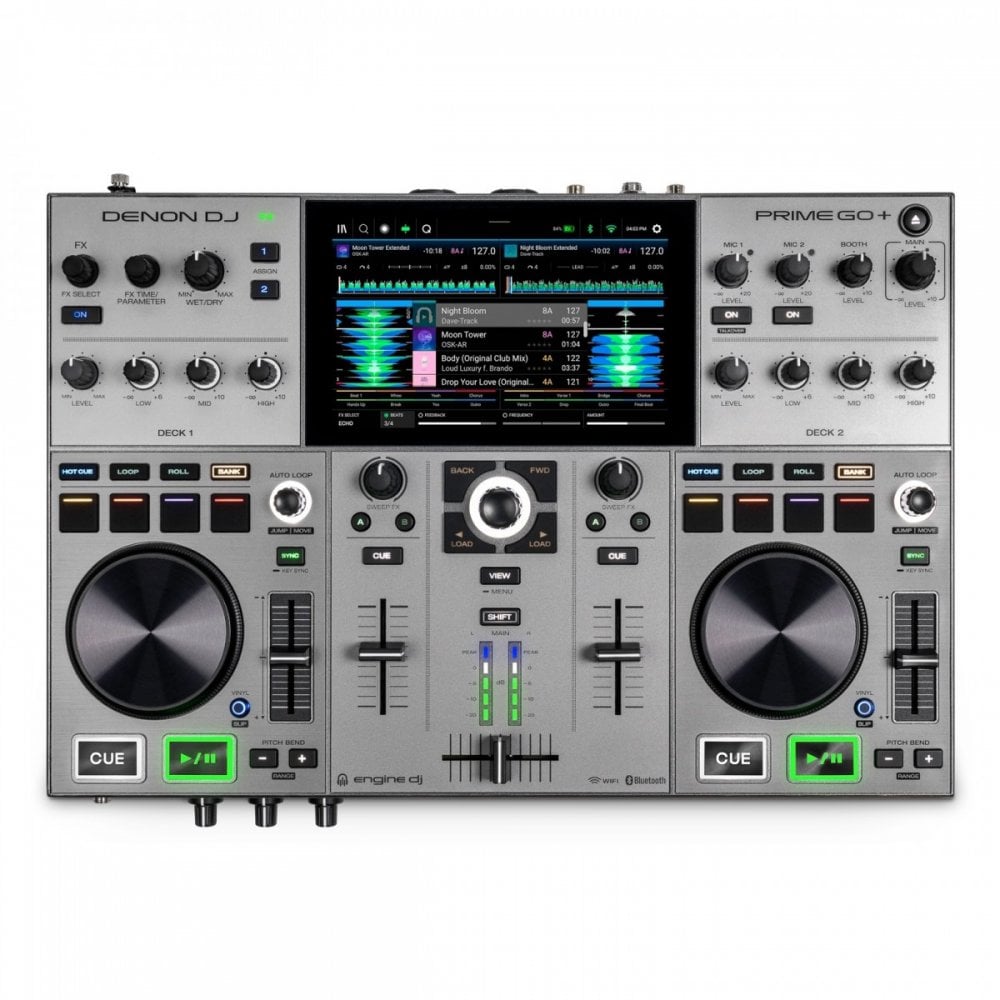 Denon DJ Prime GO+ Portable Portable Standalone DJ System
