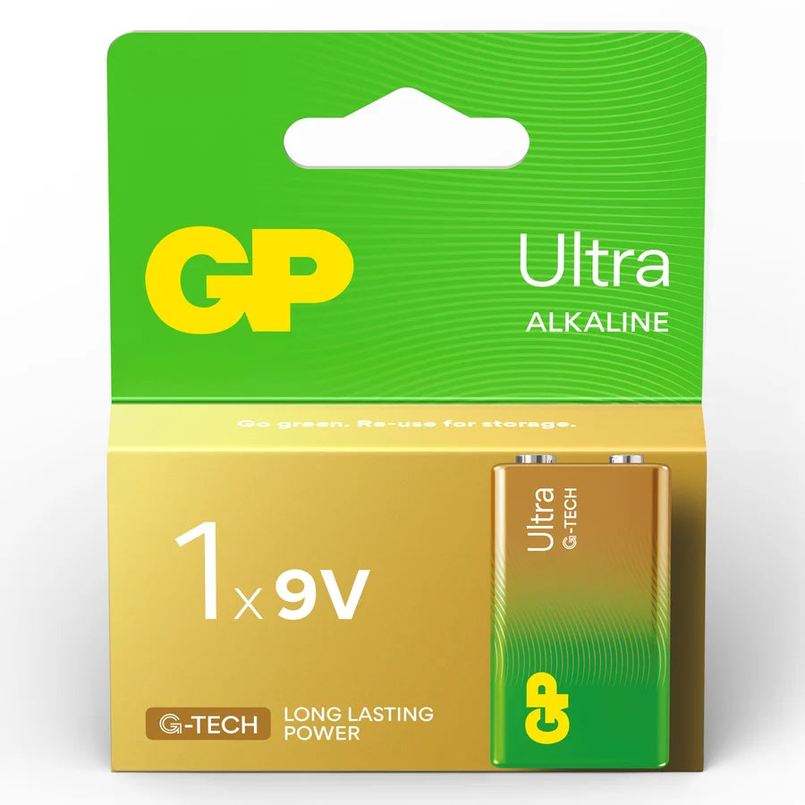 Ultra Alkaline Batteries 9V