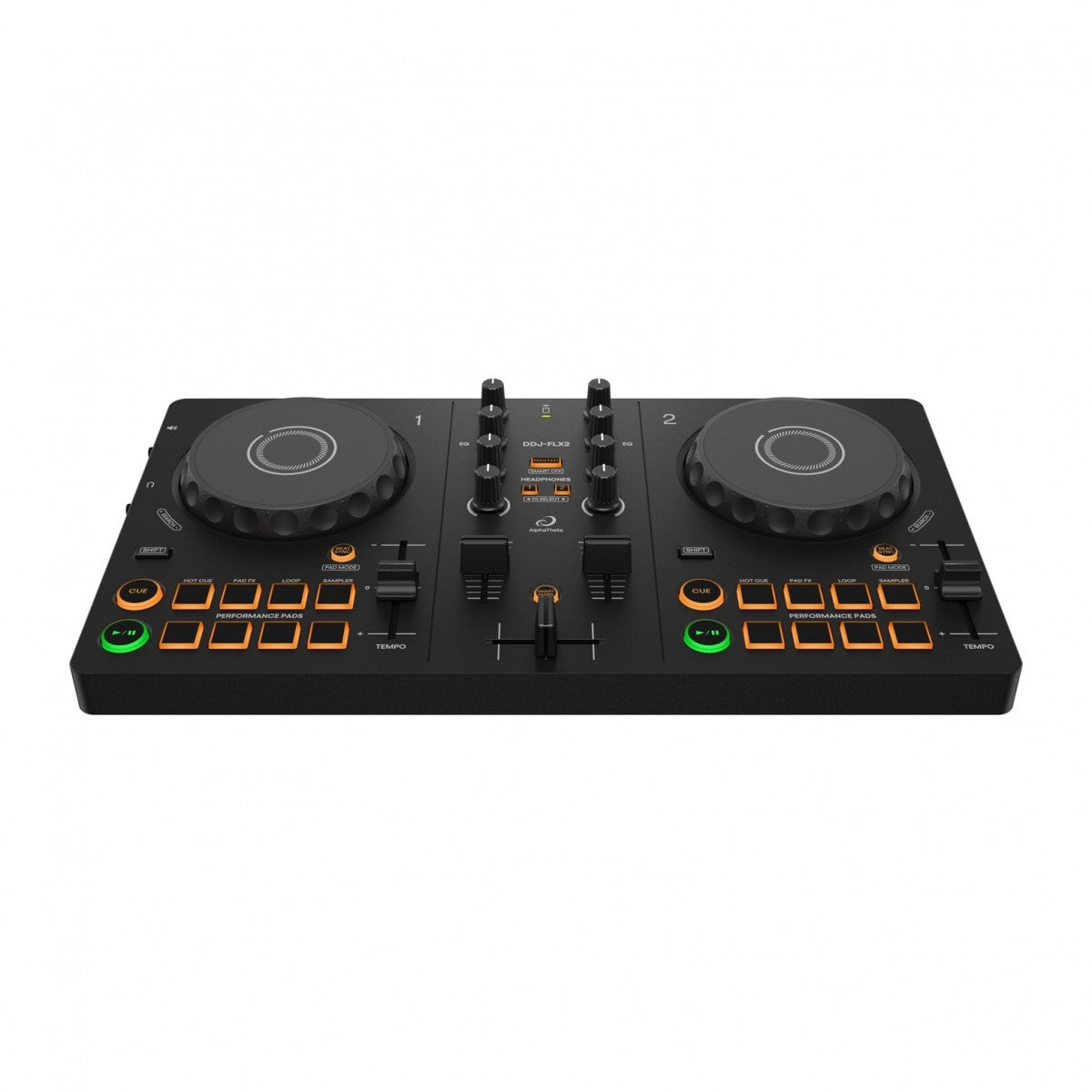 AlphaTheta DDJ-FLX2 - Compact 2-channel DJ controller