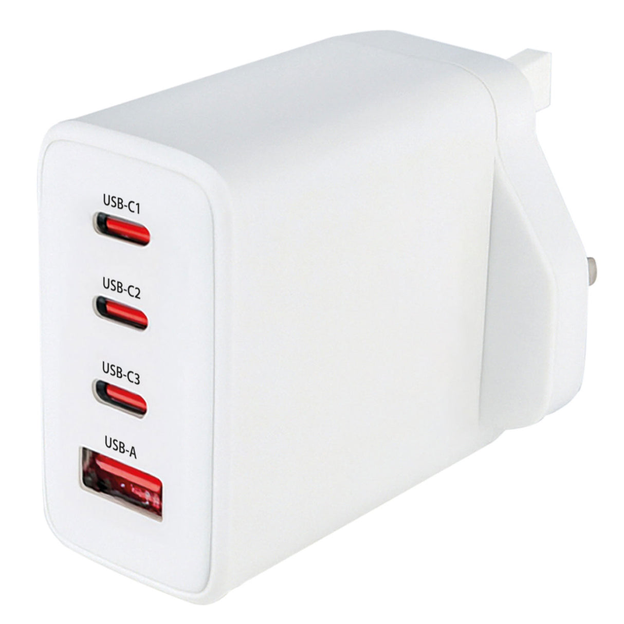 65W 3xUSB-C 1xUSB-A Gan Charger