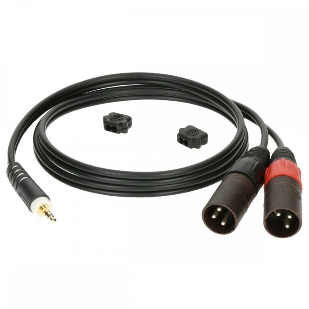 Klotz Y-Cable Mini Jack TRS - 2X Male XLR