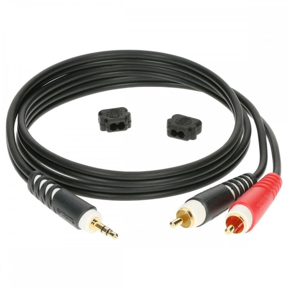 Klotz Y-Cable 3.5mm - Twin RCA Cable, 3m