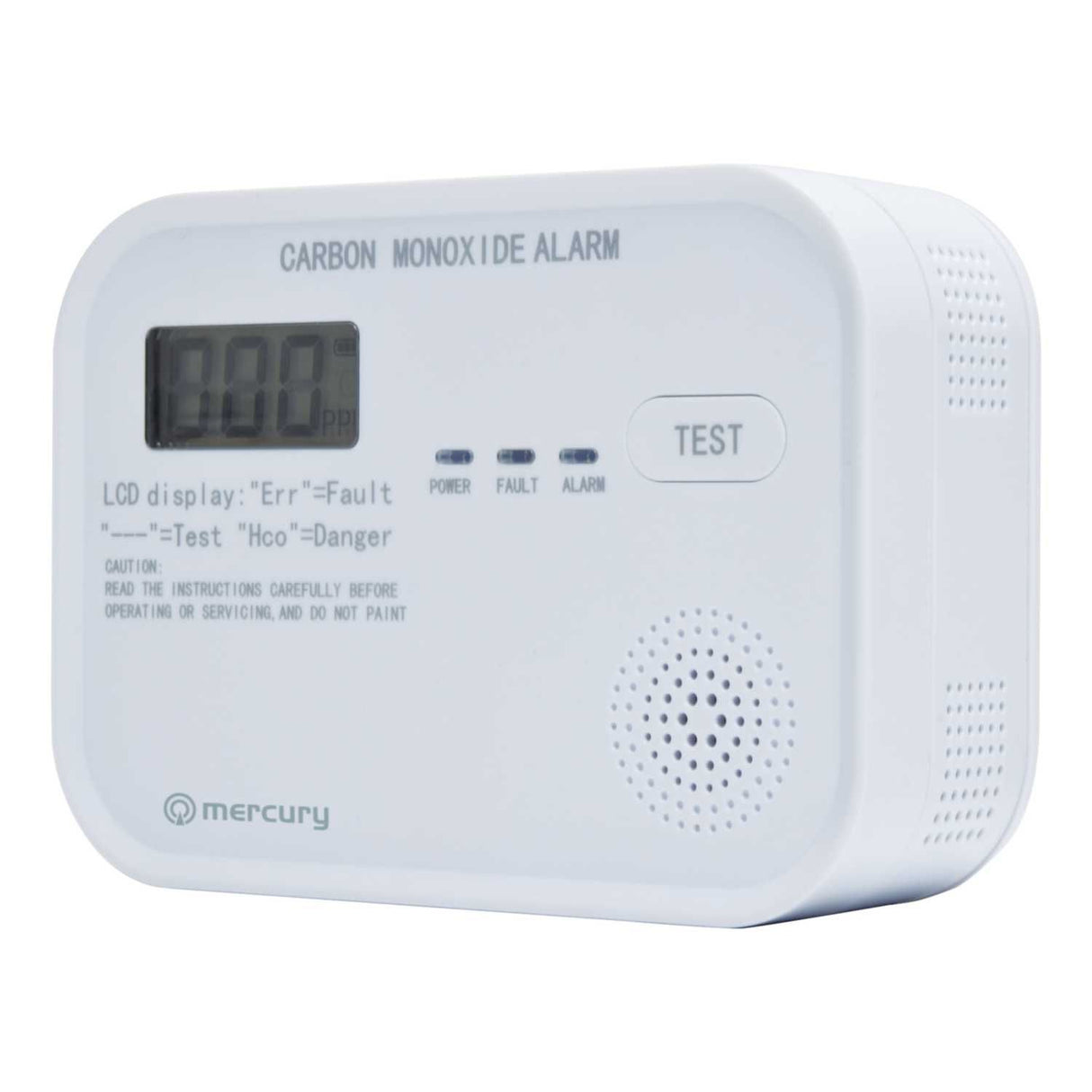 Mercury Carbon Monoxide Digital Co2 Alarm