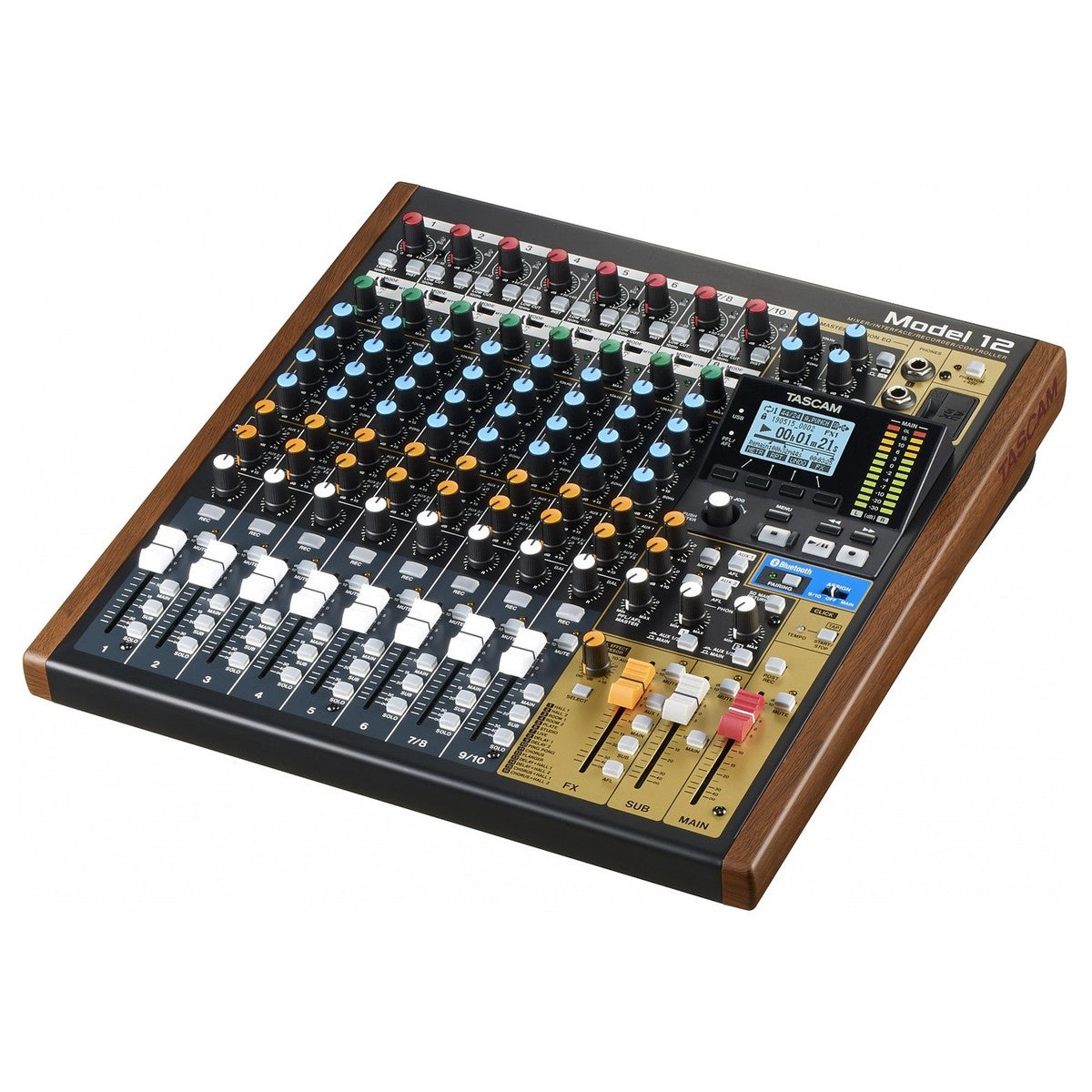 Tascam Model 12 Analog Mixer with Digital Recorder