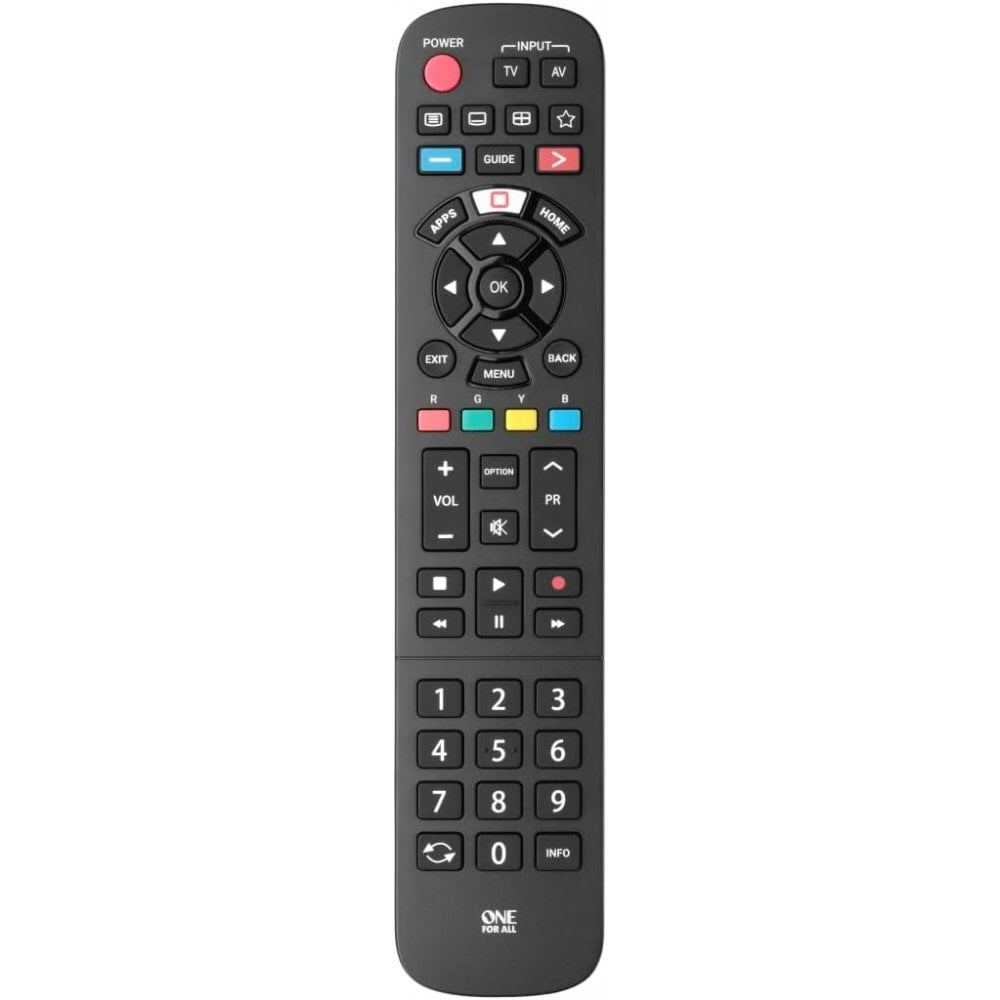 One For All Replacement Remote for Panasonic TVs
