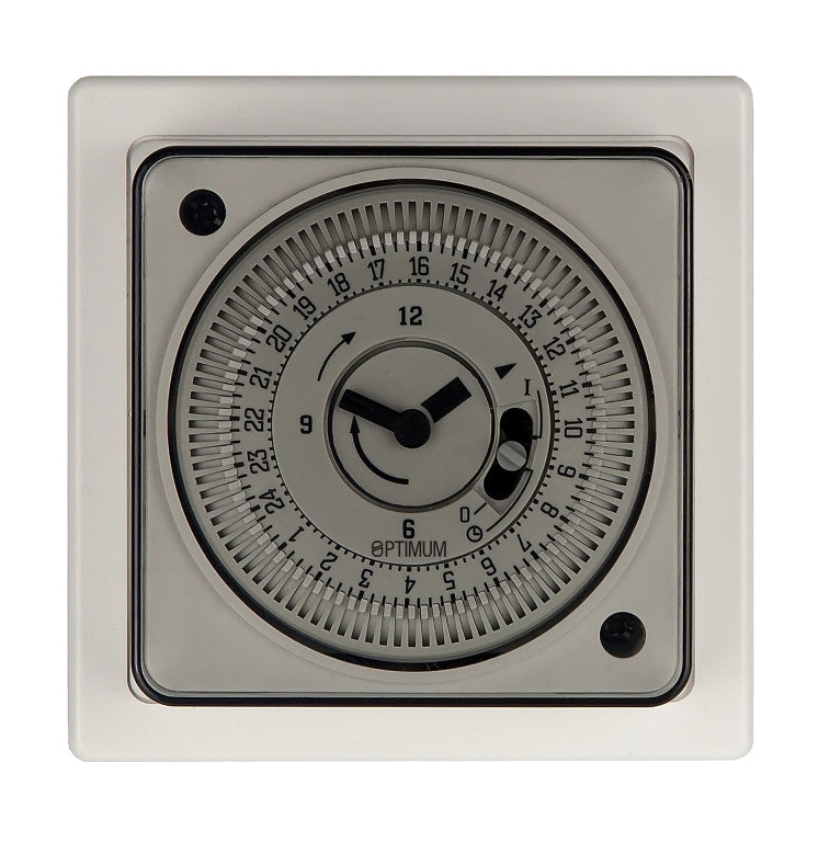 Digital 24 hour mechanical socket-box mounted timer