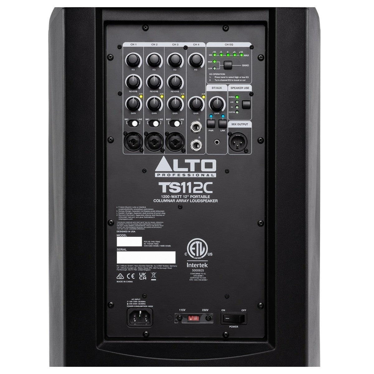 Alto TS112C Column PA System