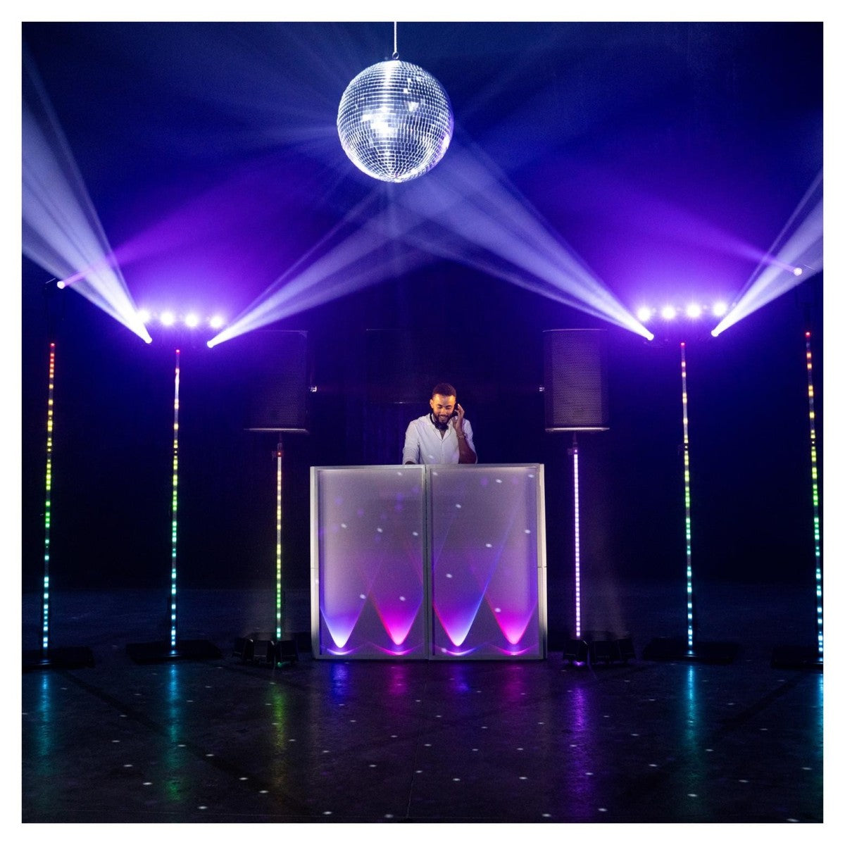 Chauvet DJ Flex Stand FX ILS - LED Speaker / Lighting Stand with Built In ILS Control