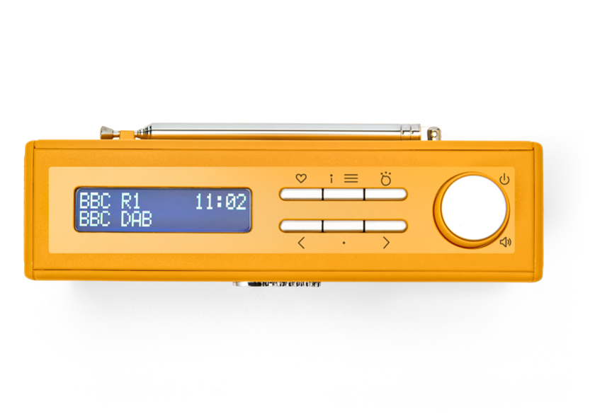 Radio RAMBLER BT Dab+ / FM RDS / Bluetooth Portable Radio Yellow