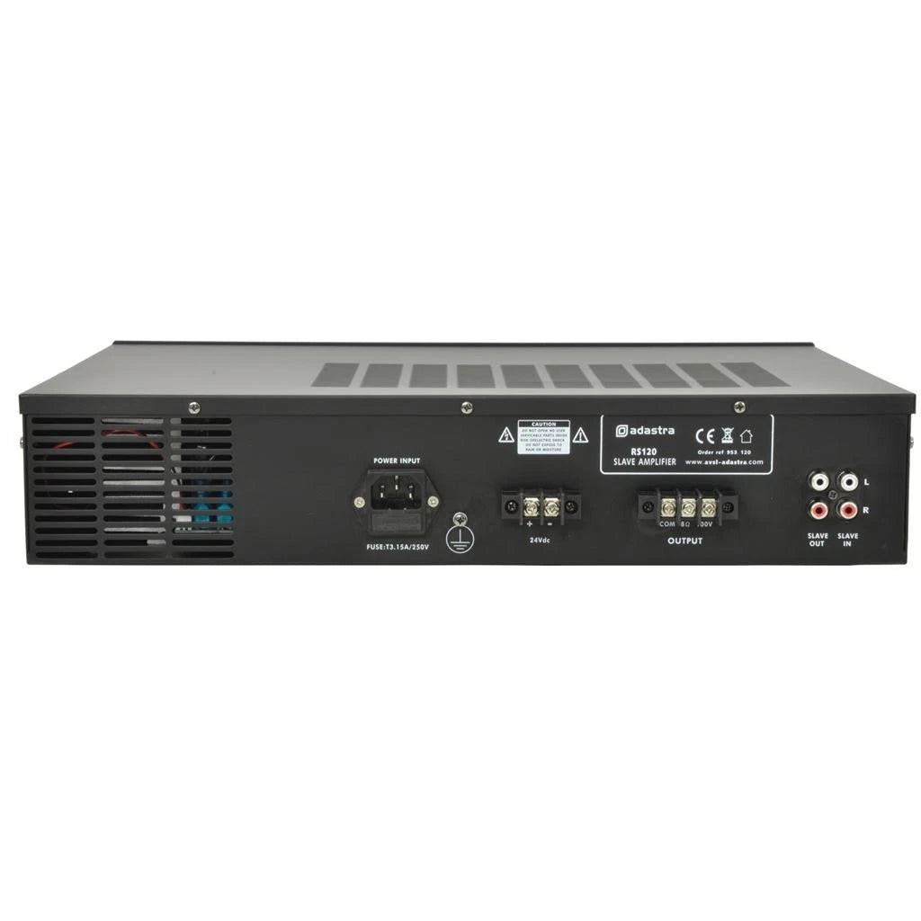 Adastra RS120 120W 100V 8Ohm Slave Amplifier