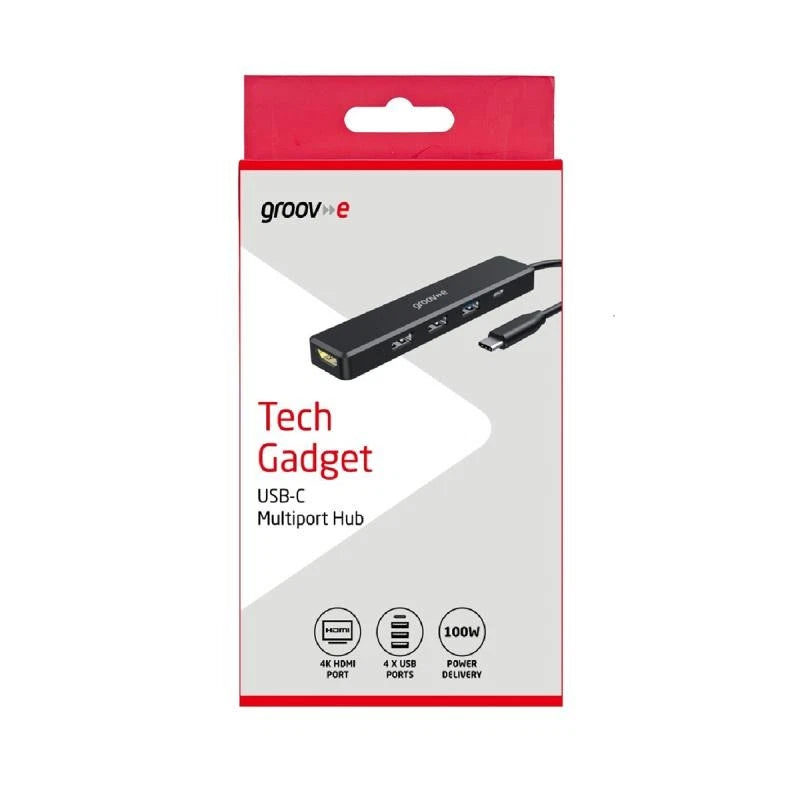 GVPC10BK USB-C Multiport Hub│HDMI - USB-C and USB-A │5 Port│Black