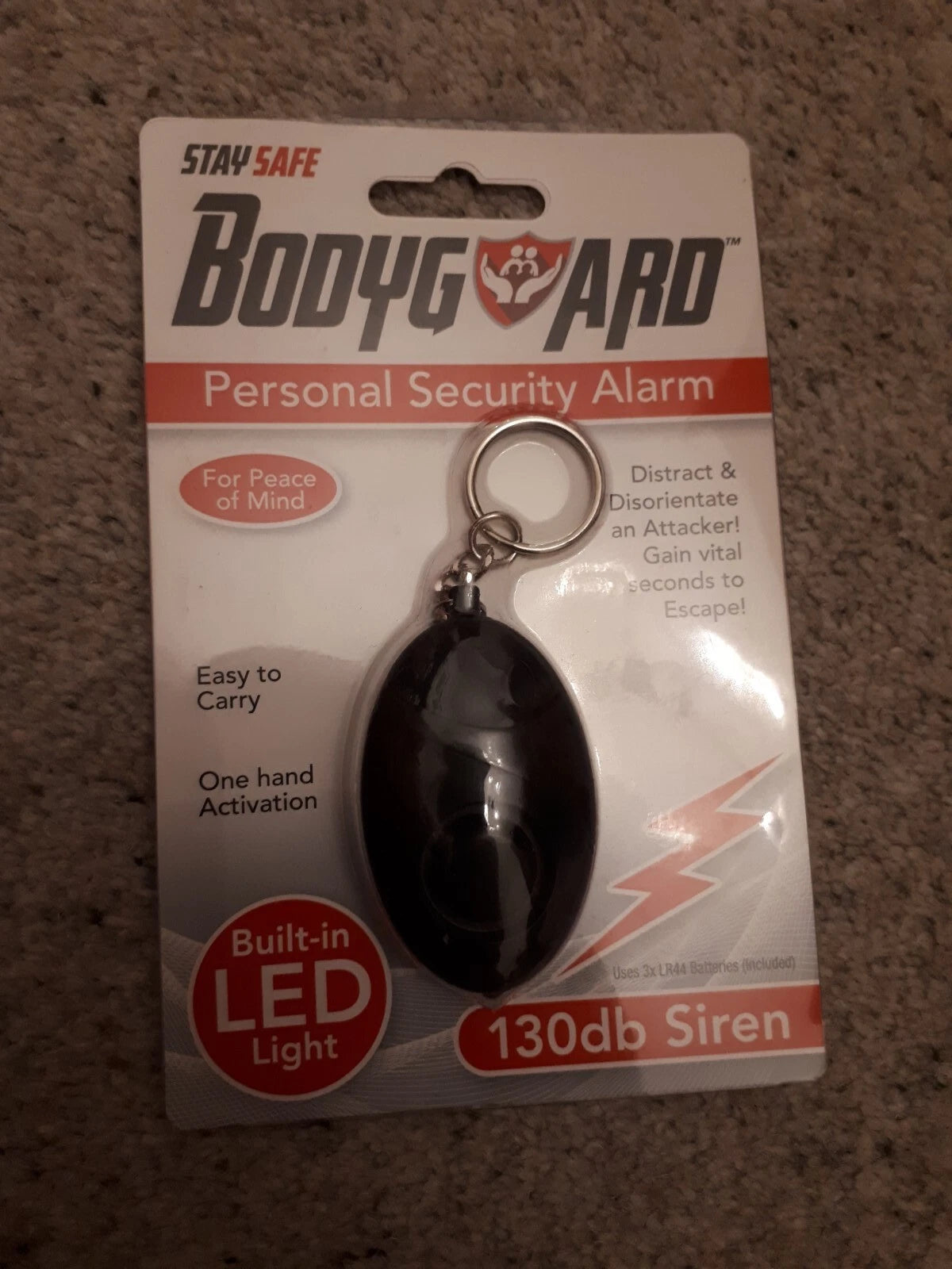 Oval Personal Attack Alarm