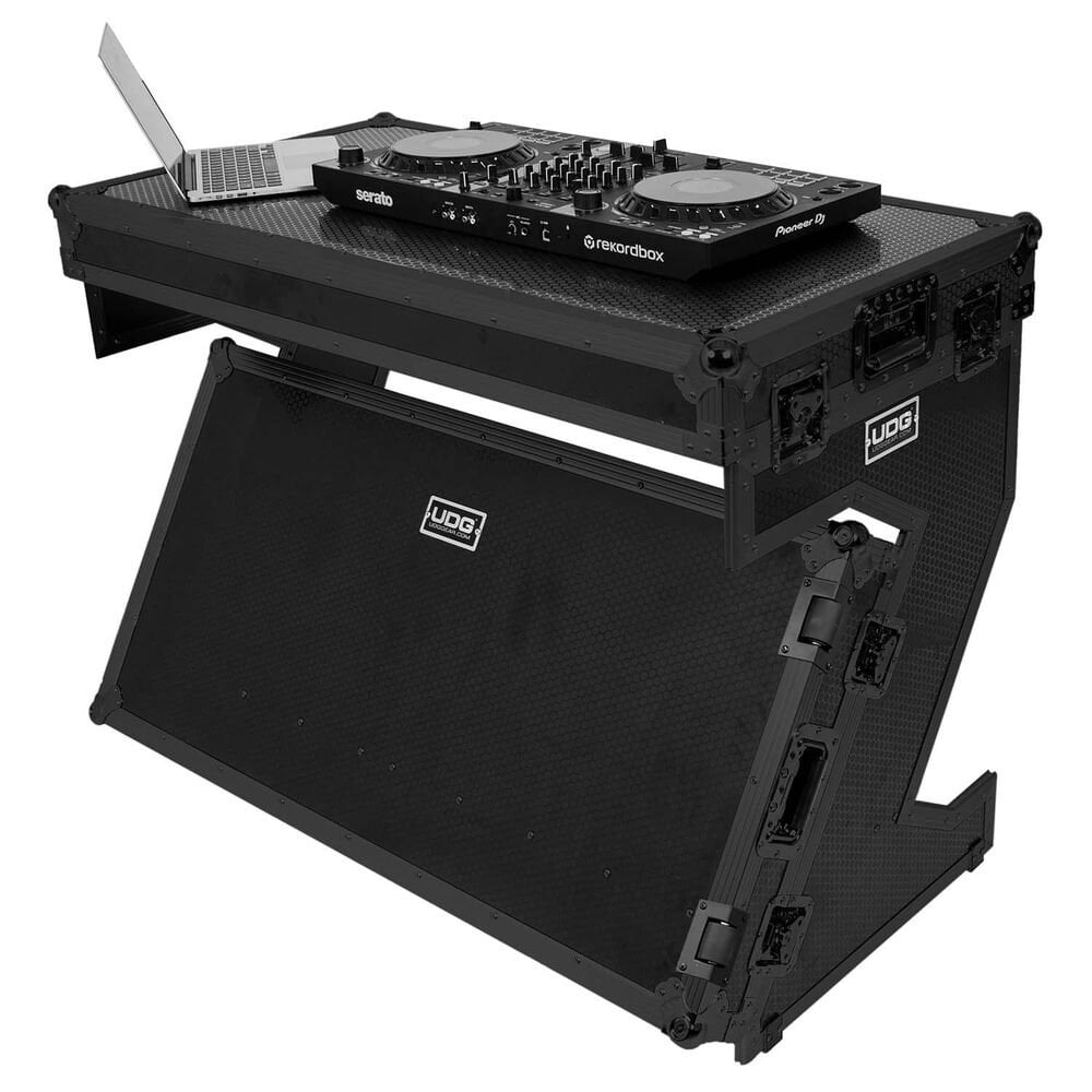 UDG Ultimate Flight Case Portable Z-Style DJ Table Plus (Black)