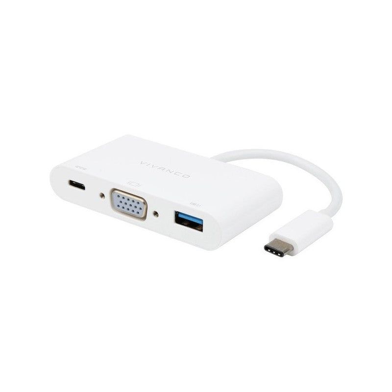 Vivanco adapter USB-C - VGA 3 in 1