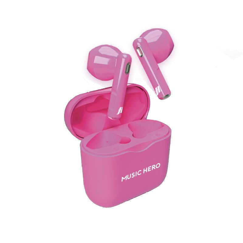 WIRELESS EARPHONES TWS FLUO Pink
