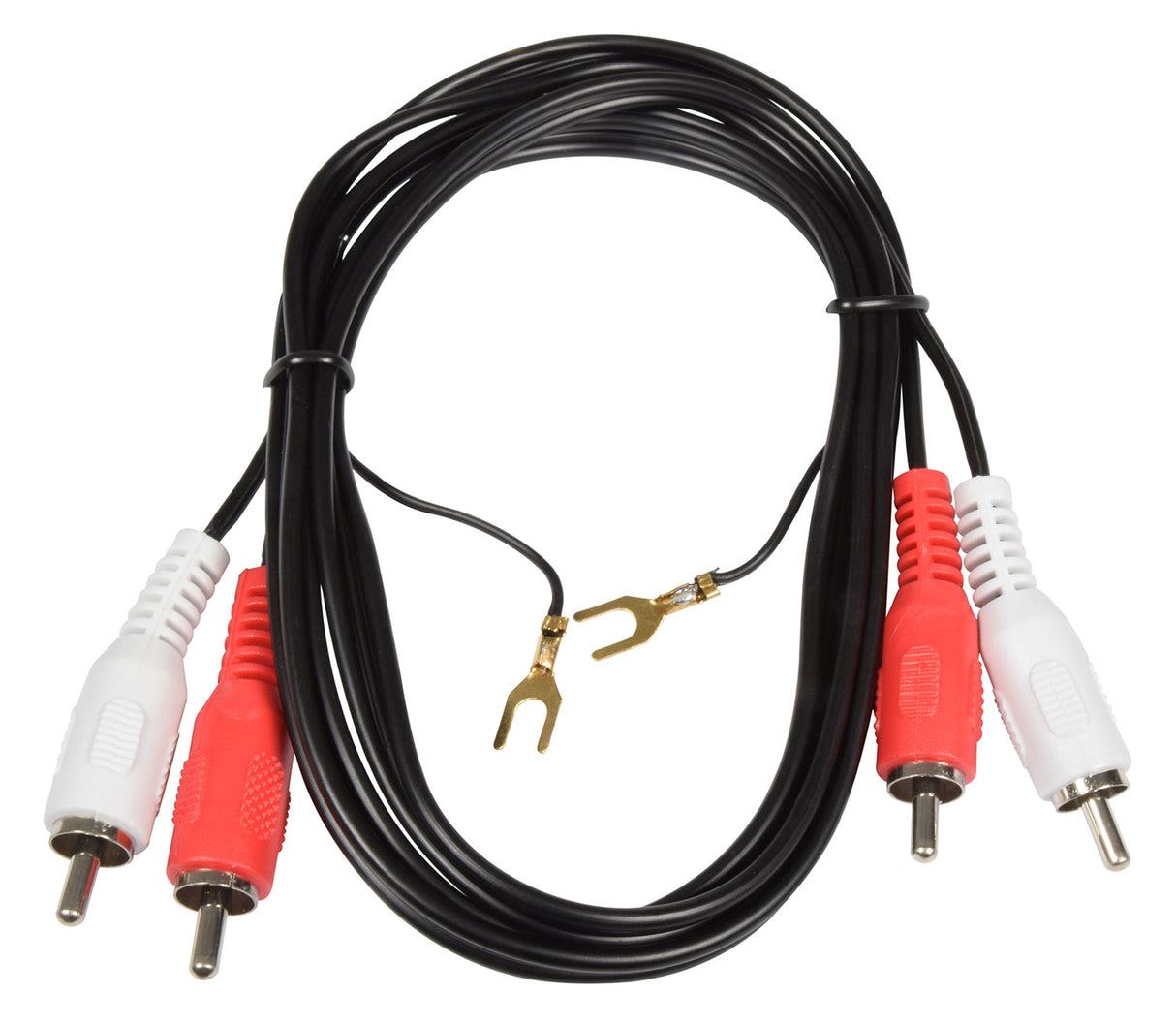 Twin Phono to Phono and Earth Lead 1.2 Metre